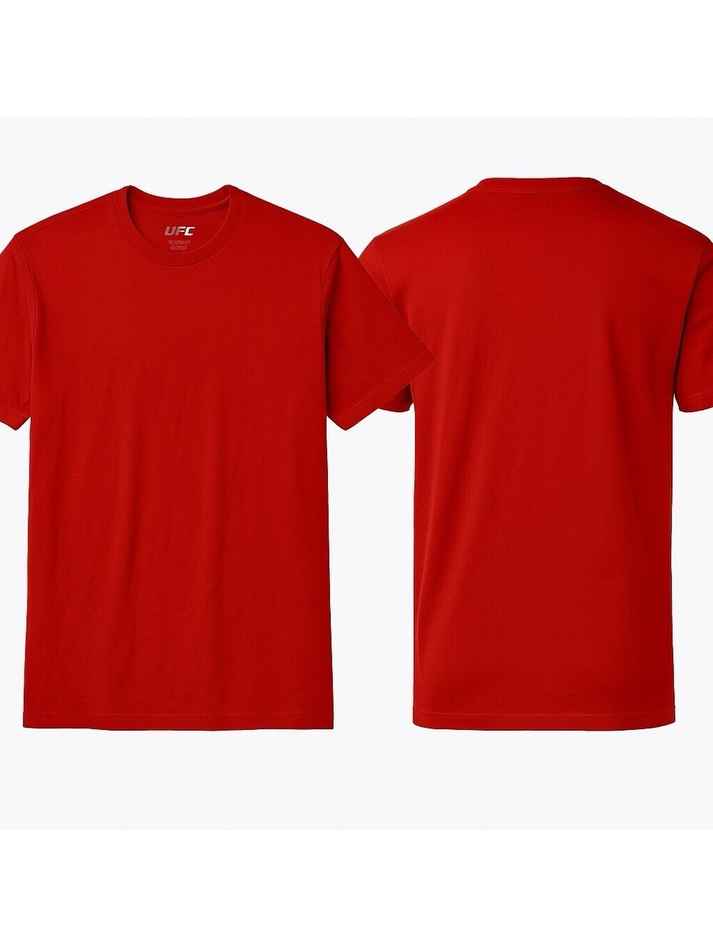 UFC Red T-Shirt Large 100% Cotton Made In Pakistan Official Fan Apparel